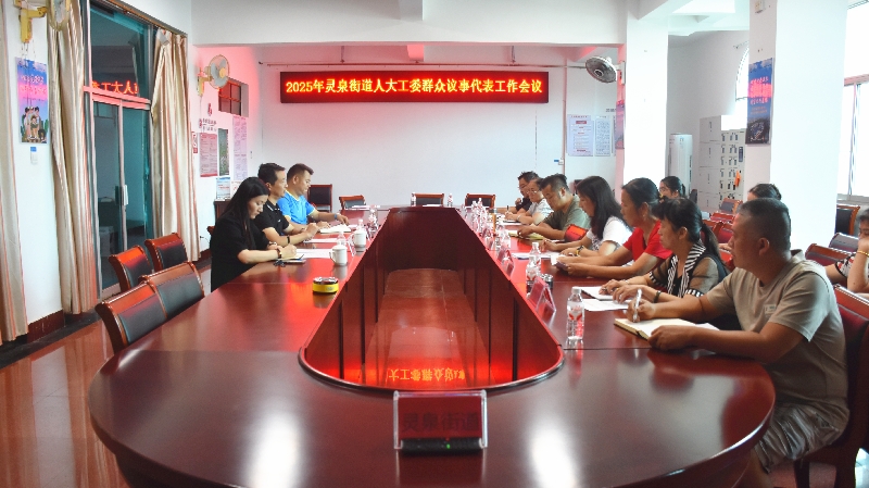 1灵泉街道人大工委群众议事代表工作会议（资料图）。邱美华摄.jpg