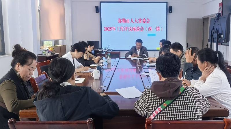 3市人大常委会到西一镇开展工作评议.jpg