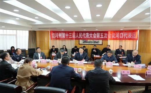 1月13日，州委书记赵瑞君分别参加河口、开远代表团审议时强调，要聚焦全年目标任务，抢抓发展机遇，坚定信心、干字当头、乘势而上，敢为人先、敢啃硬骨头，在深度“谋”上用功，在科学“统”上发力，在扎实“落”上见效，以国际视野、市场意识、经济头脑、务实作风推动各项工作提质增效，为红河高质量跨越式发展作出更大贡献。